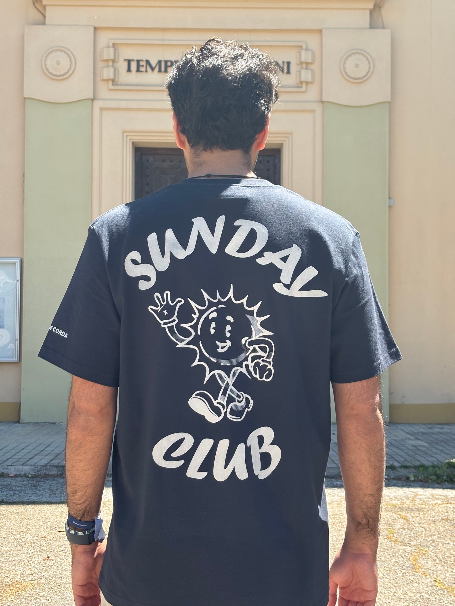 Drop 002- Camiseta Oversized "Sunday Club" Azul