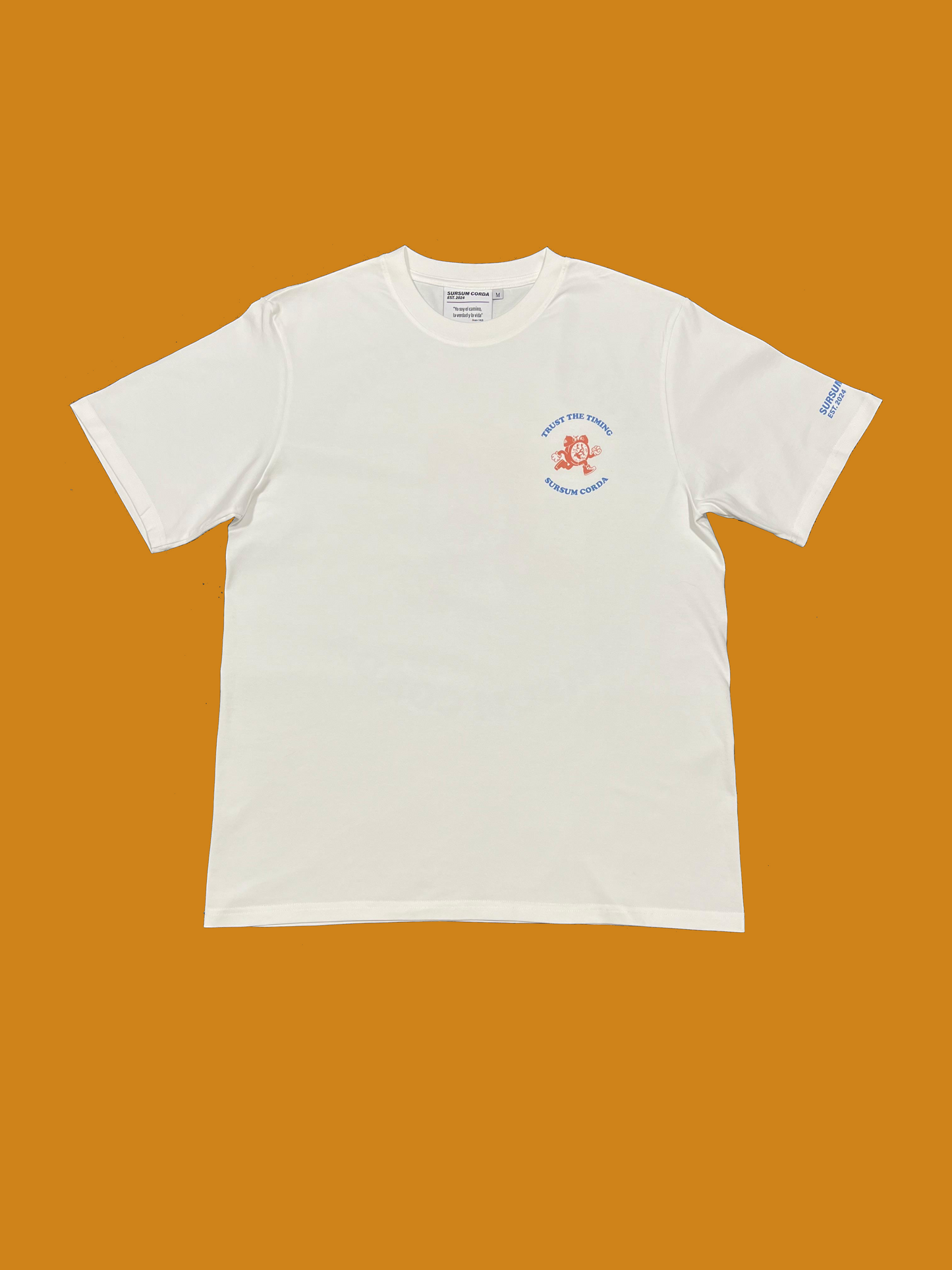 Drop 002- Camiseta Oversized "Trust the Timing" Blanca