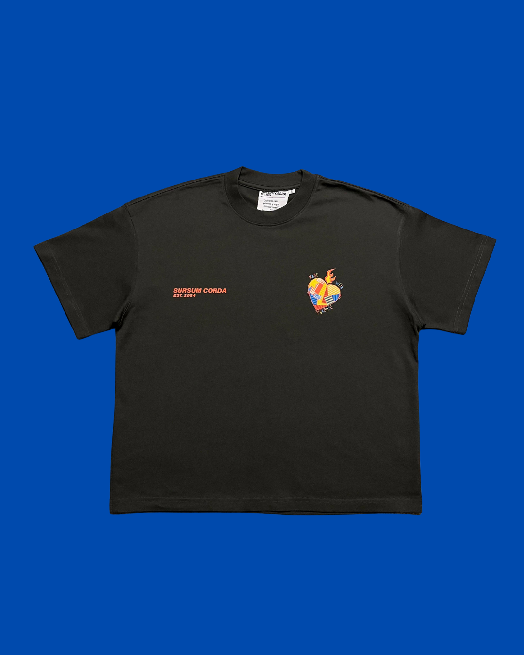 Drop 003 - Camiseta Oversized Cropped "Corazón sanado"